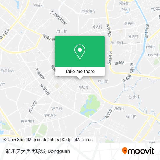 新乐天大乒乓球城 map