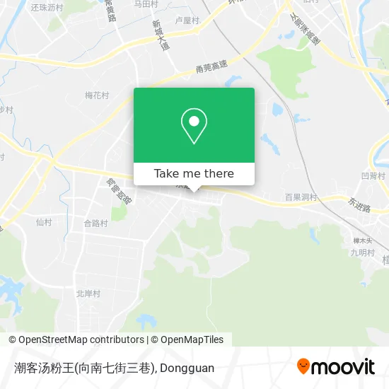 潮客汤粉王(向南七街三巷) map