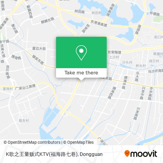 K歌之王量贩式KTV(福海路七巷) map