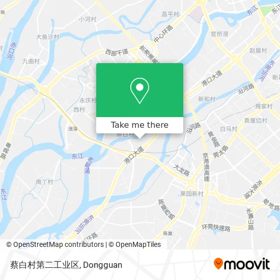 蔡白村第二工业区 map