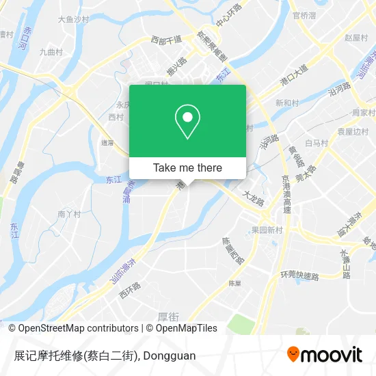 展记摩托维修(蔡白二街) map