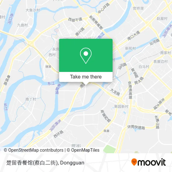 楚留香餐馆(蔡白二街) map