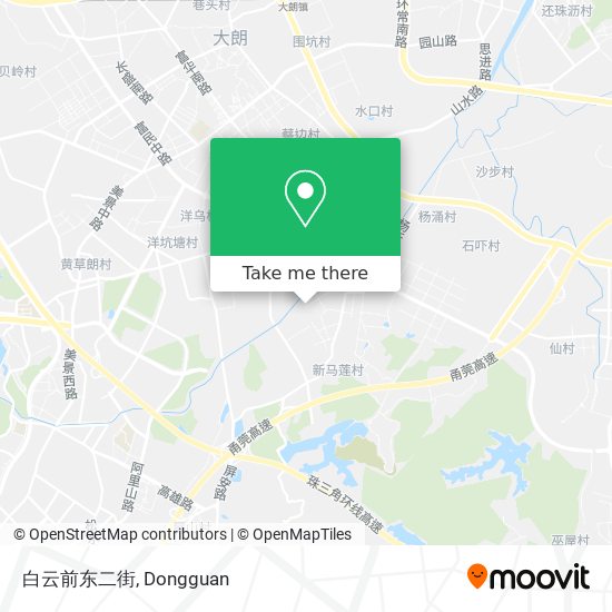 白云前东二街 map