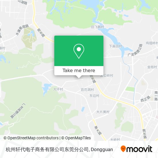 杭州轩代电子商务有限公司东莞分公司 map
