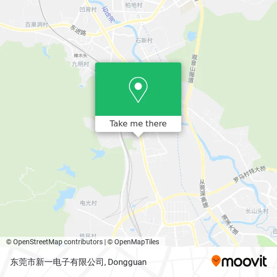 东莞市新一电子有限公司 map