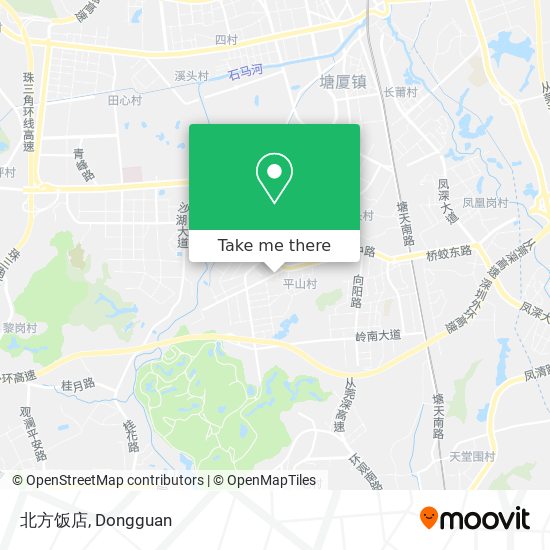 北方饭店 map