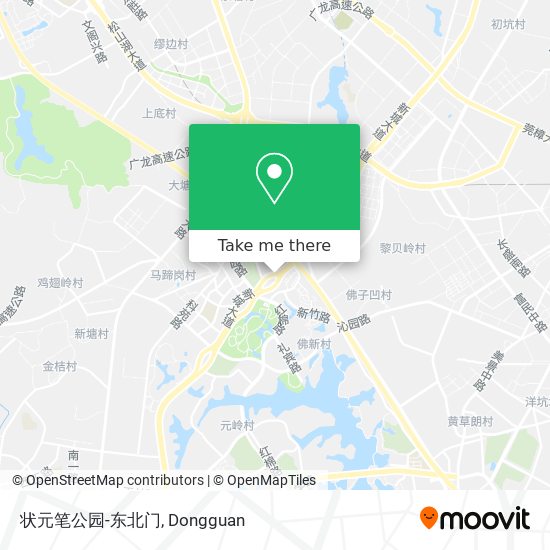 状元笔公园-东北门 map