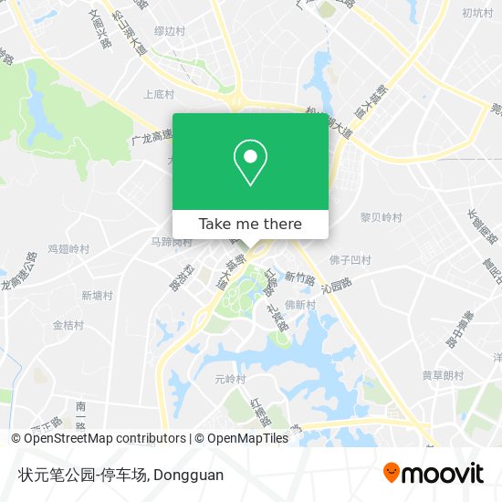 状元笔公园-停车场 map