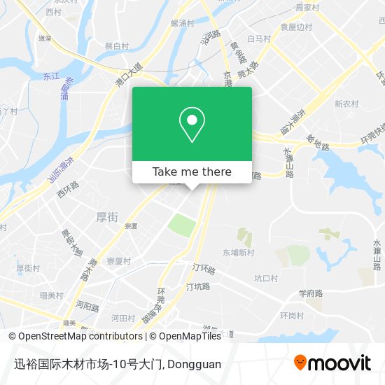 迅裕国际木材市场-10号大门 map