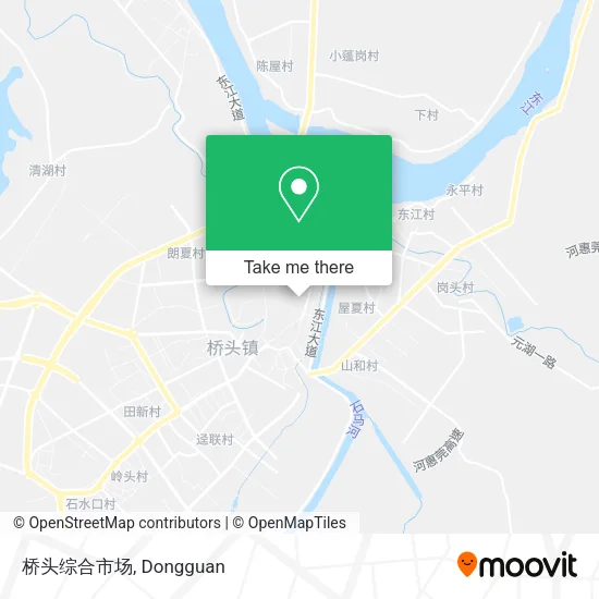 桥头综合市场 map