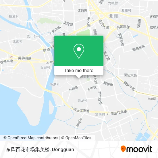 东风百花市场集美楼 map
