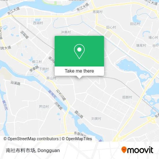 南社布料市场 map