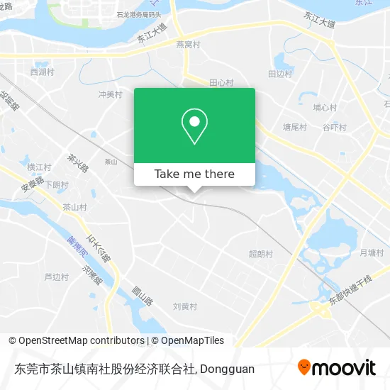 东莞市茶山镇南社股份经济联合社 map