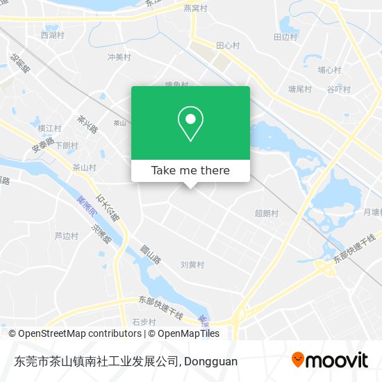 东莞市茶山镇南社工业发展公司 map