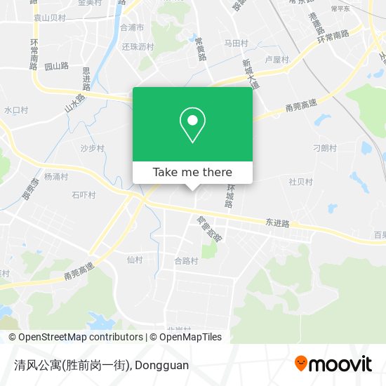 清风公寓(胜前岗一街) map