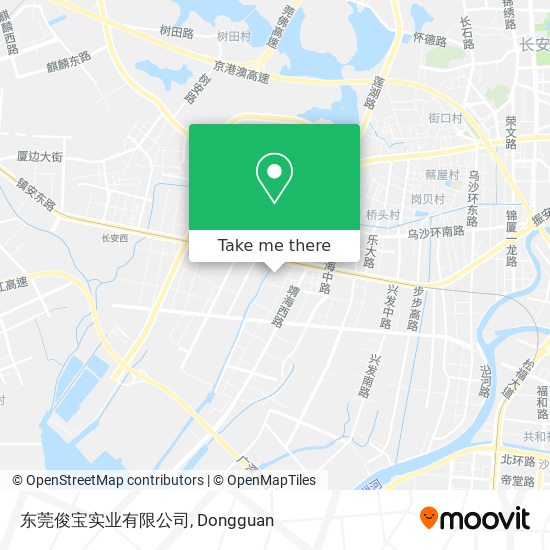 东莞俊宝实业有限公司 map