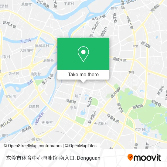 东莞市体育中心游泳馆-南入口 map