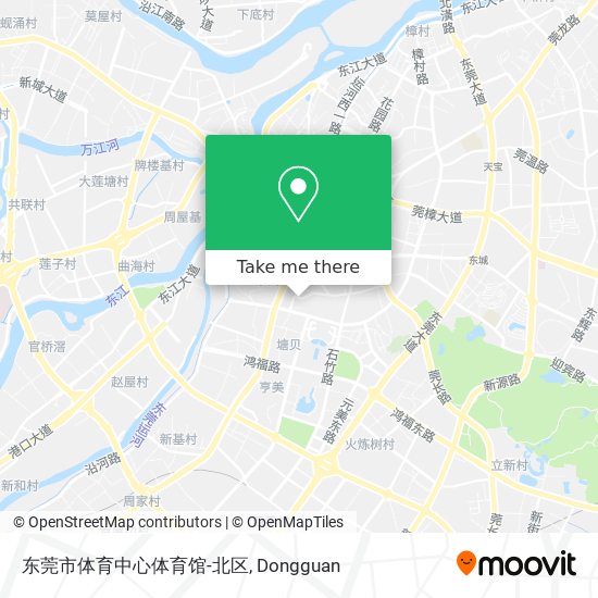 东莞市体育中心体育馆-北区 map
