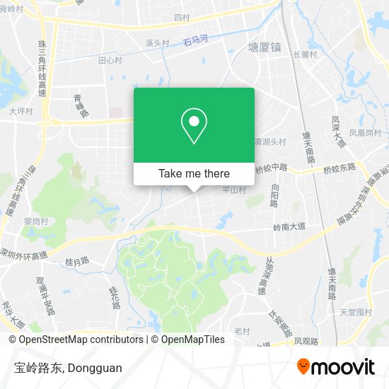 宝岭路东 map
