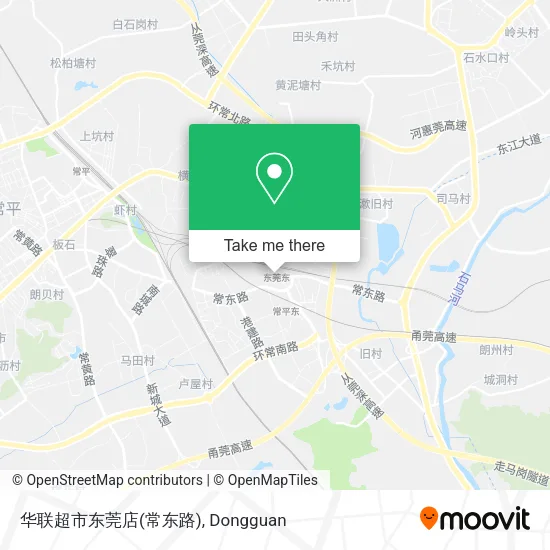 华联超市东莞店(常东路) map