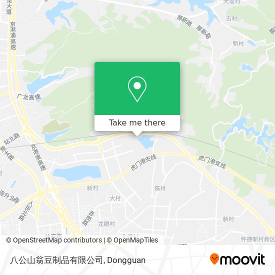 八公山翁豆制品有限公司 map