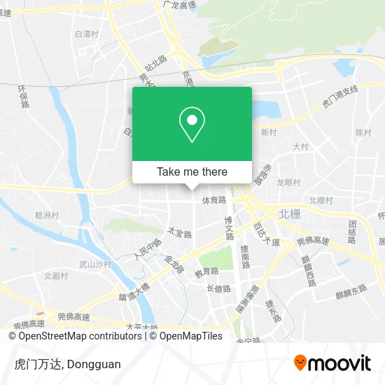 虎门万达 map