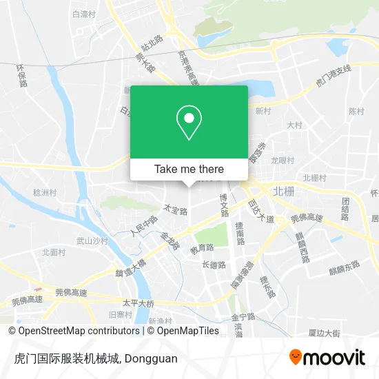 虎门国际服装机械城 map