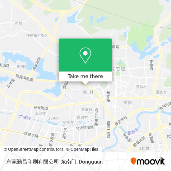 东莞勤昌印刷有限公司-东南门 map
