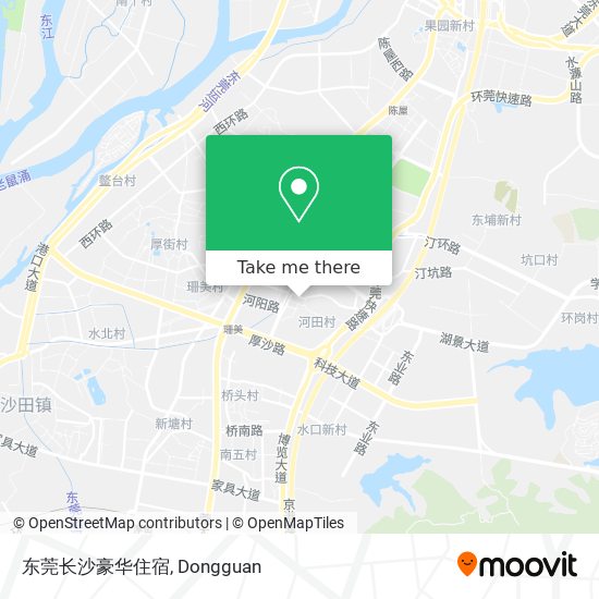 东莞长沙豪华住宿 map