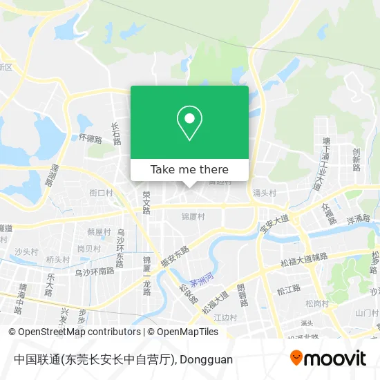 中国联通(东莞长安长中自营厅) map