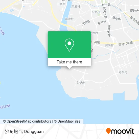 沙角炮台 map