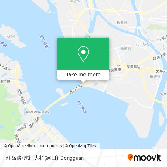 环岛路/虎门大桥(路口) map