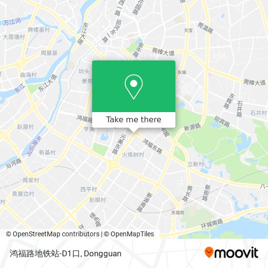 鸿福路地铁站-D1口 map