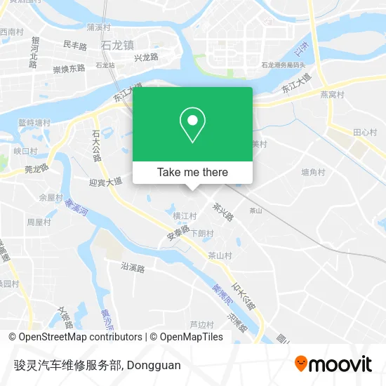 骏灵汽车维修服务部 map