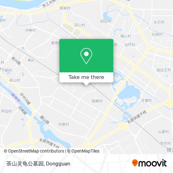 茶山灵龟公墓园 map