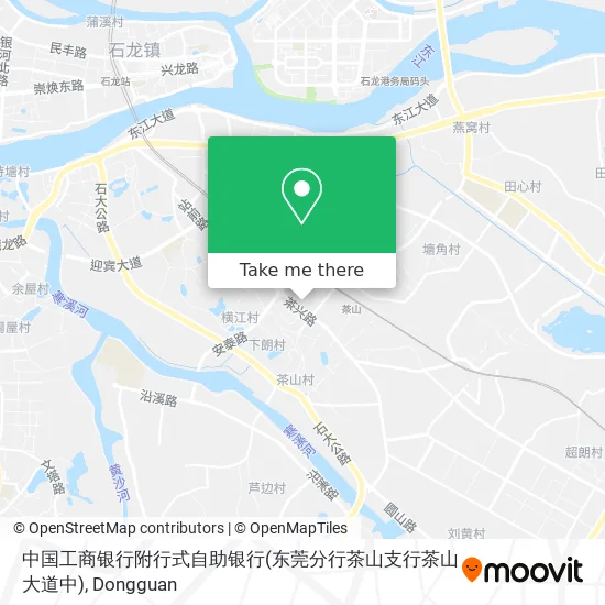 中国工商银行附行式自助银行(东莞分行茶山支行茶山大道中) map