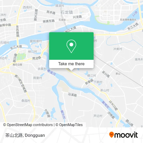 茶山北路 map