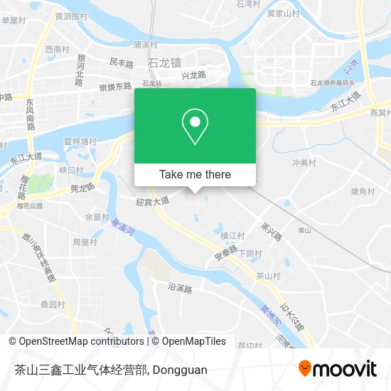 茶山三鑫工业气体经营部 map