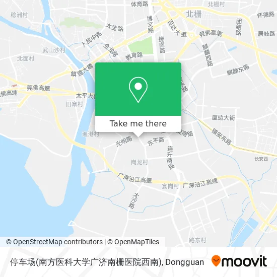 停车场(南方医科大学广济南栅医院西南) map