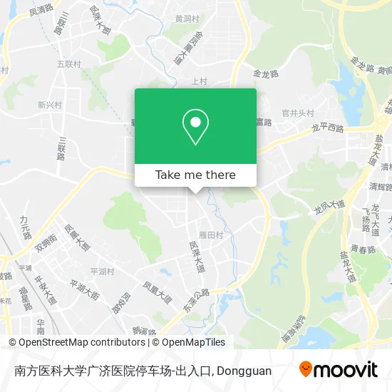 南方医科大学广济医院停车场-出入口 map