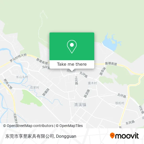 东莞市享昱家具有限公司 map