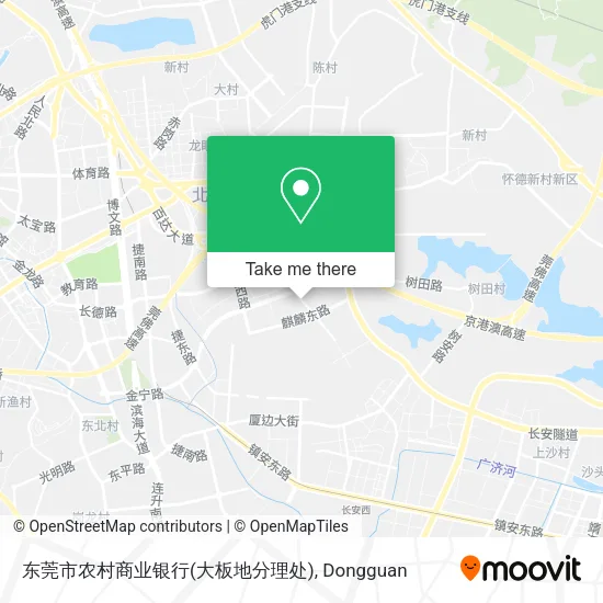东莞市农村商业银行(大板地分理处) map