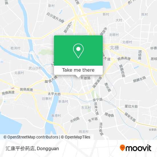汇康平价药店 map