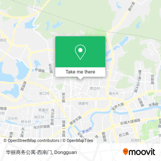 华丽商务公寓-西南门 map