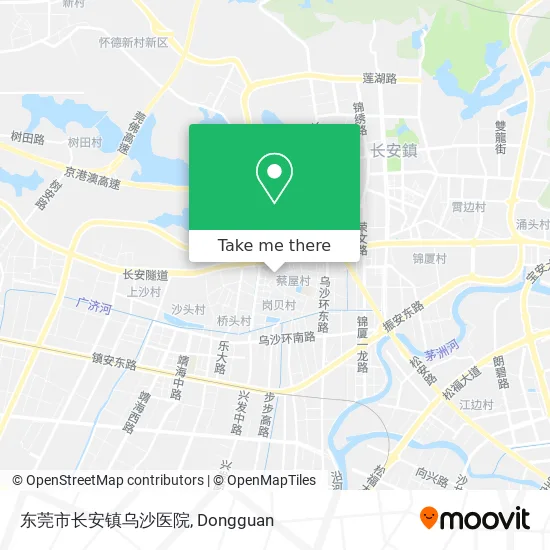 东莞市长安镇乌沙医院 map