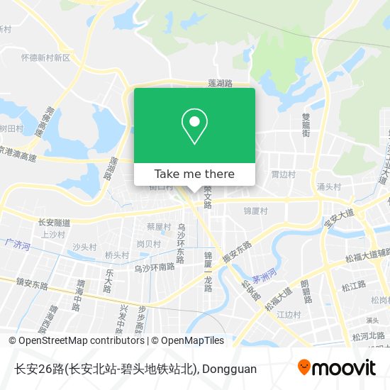 长安26路(长安北站-碧头地铁站北) map