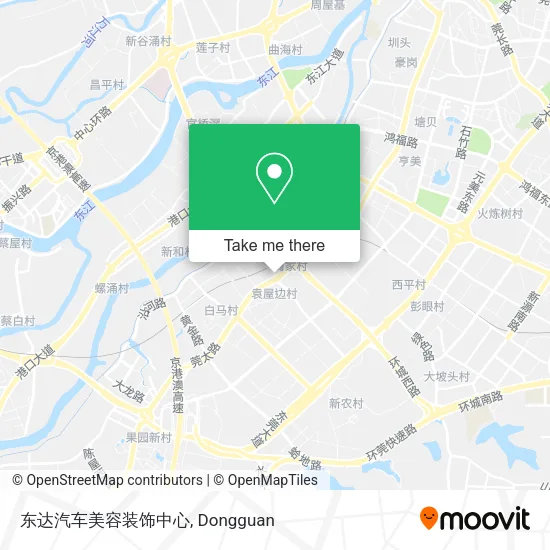 东达汽车美容装饰中心 map