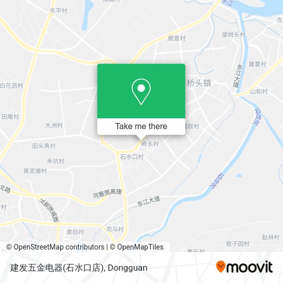 建发五金电器(石水口店) map