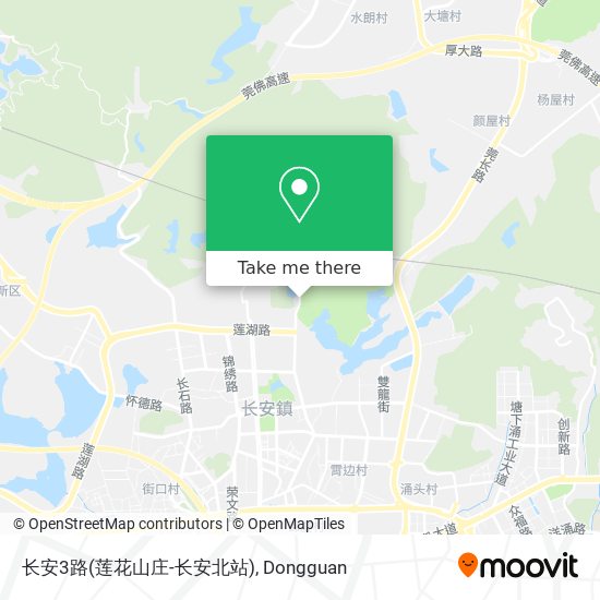 长安3路(莲花山庄-长安北站) map