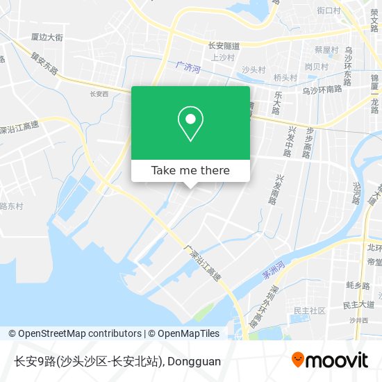 长安9路(沙头沙区-长安北站) map